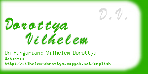 dorottya vilhelem business card